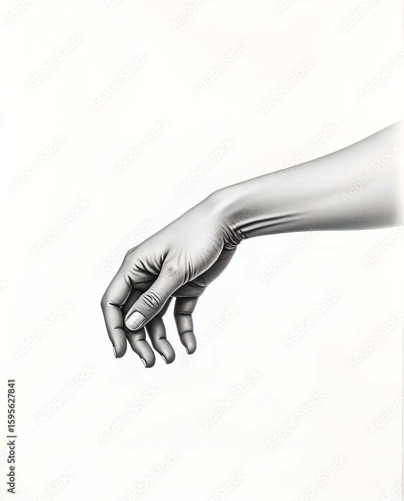 Obraz premium hand shake vector illustration