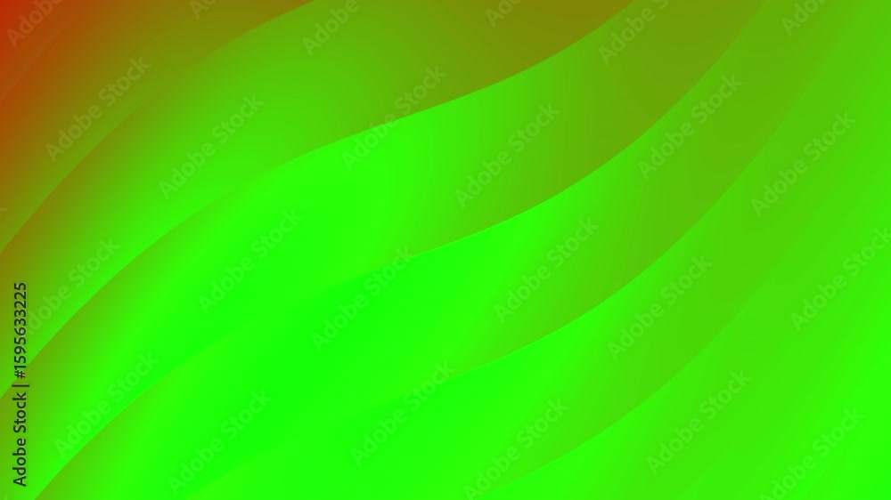 Abstrakte Farbverlaufs-Animation: Grün-Rot