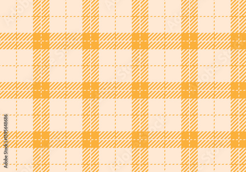 Tartan Check - Yellow タータンチェック-黄