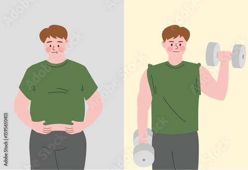 Weight Loss Transformation From Overweight to Fit and Healthy