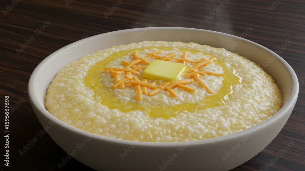 Creamy porridge breakfast dish Creamy porridge breakfast dish