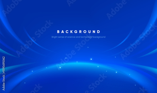 Futuristic horizontal version abstract technology background