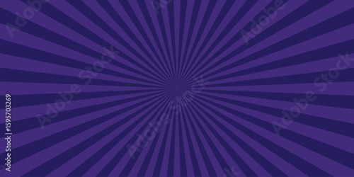 Purple sunburst design radiating lines from the center creating a vibrant comic style effect suitable for backgrounds and design elements.