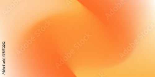 Abstract soft cloud background in pastel colorful gradation style. Orange blurred gradient texture decorative elements.