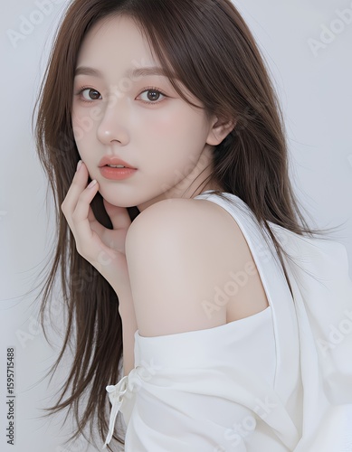 korean girl woman model