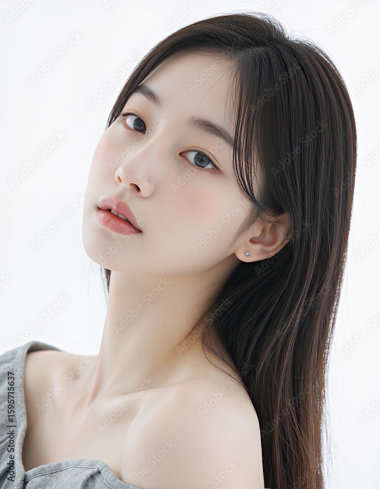 Obraz premium korean girl woman model