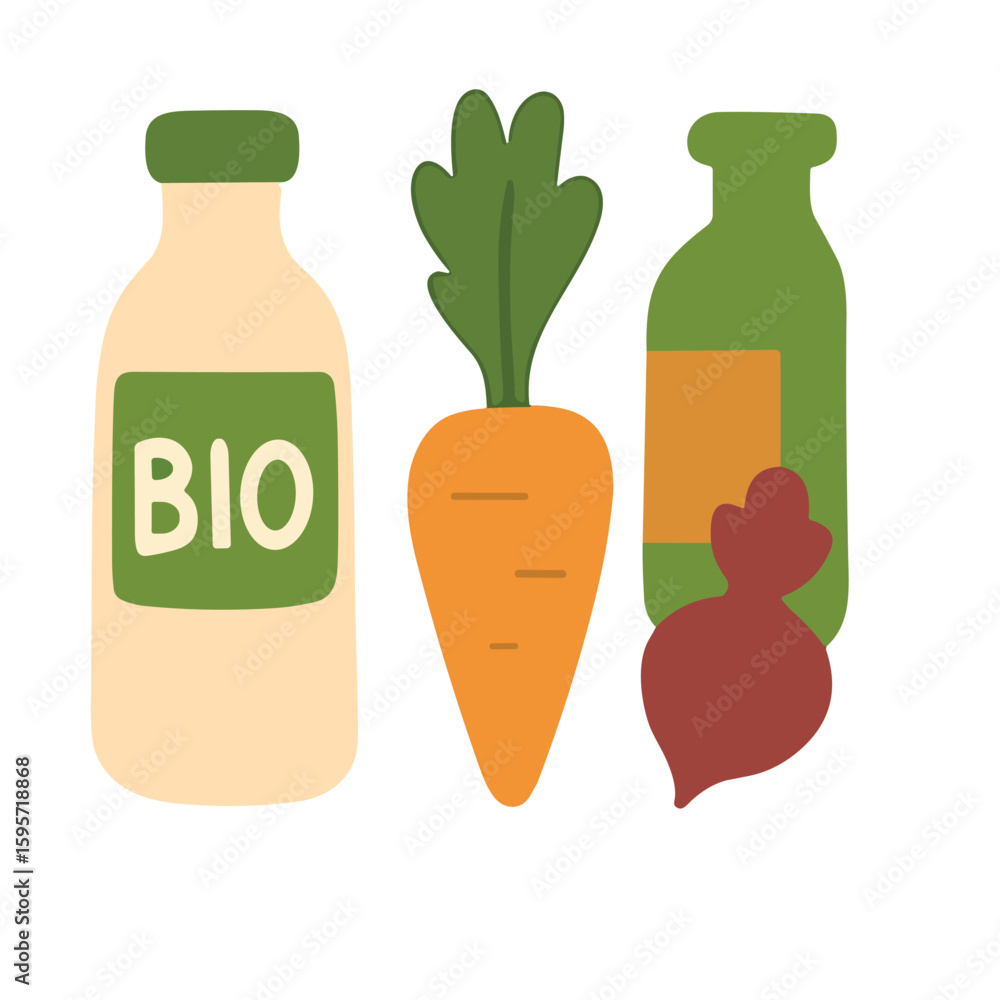 Fototapeta premium Bio Products vector