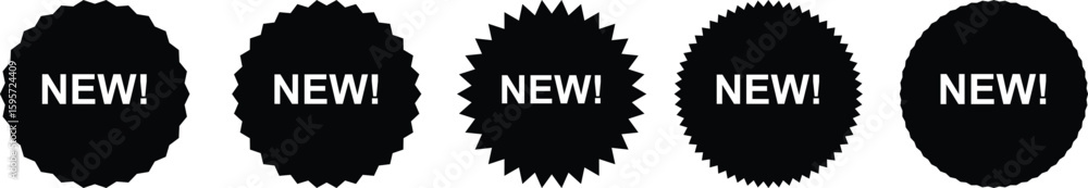 Fototapeta premium New Tag Set