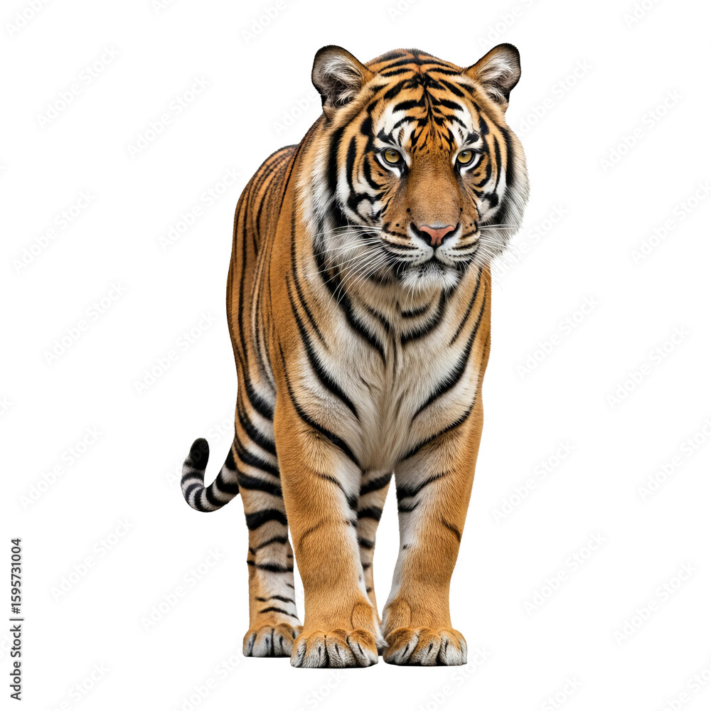 Obraz premium Tiger standing proudly, International Tiger Day