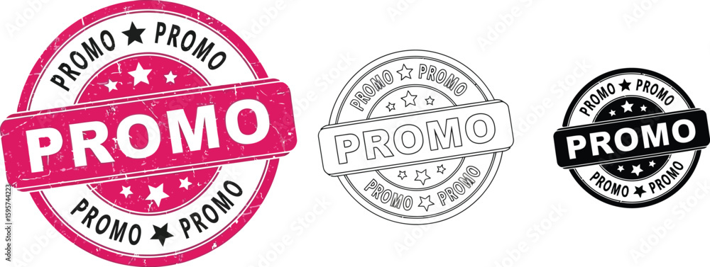 Obraz premium Promo promo promo stamp promo stamp promo promo promo stamp promo promo promo promo promo promo promo