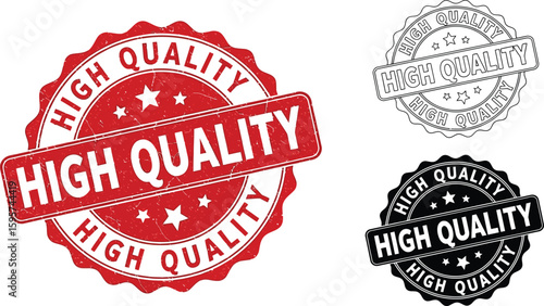 High quality seal high quality stamp high quality vector high quality label high quality design graphic