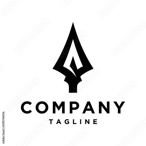 Spear arrow logo design