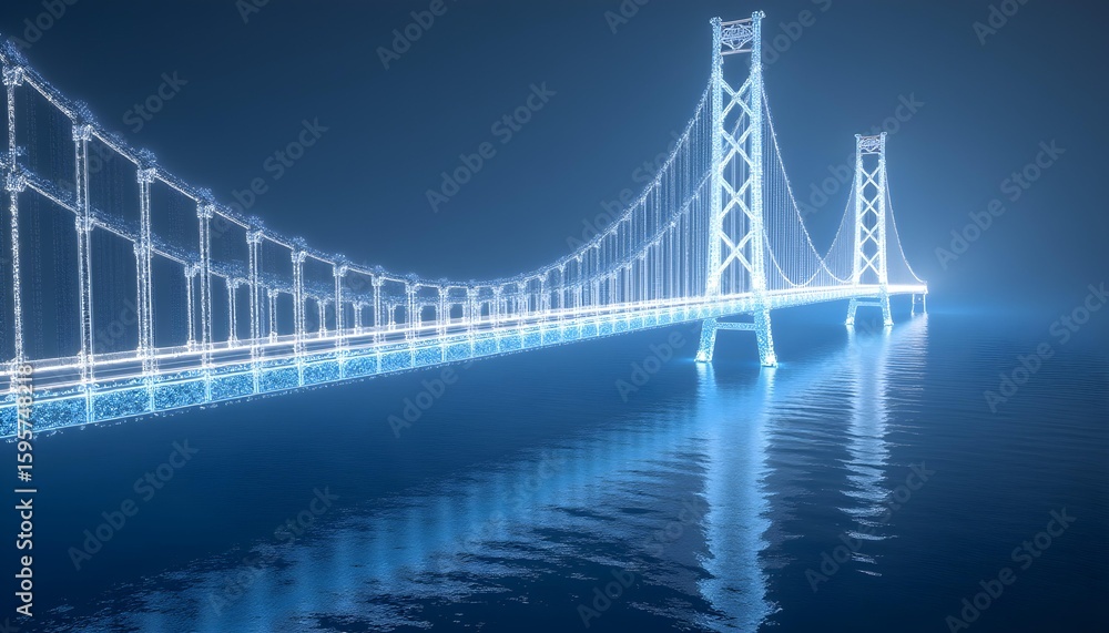 Fototapeta premium Luminescent Symphony of Consumer Contentment