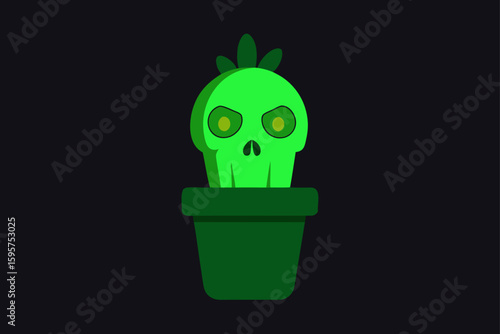creepy cactus in a greenhouse full of ghosts