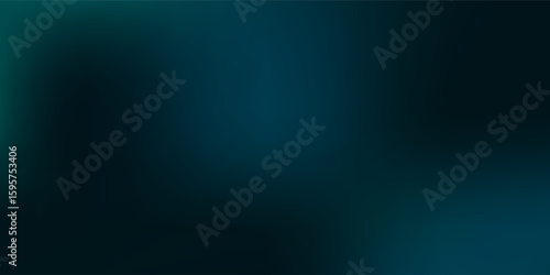 Elegant modern dark blue to light blue and green gradient background illustration ideal for sophisticated abstract