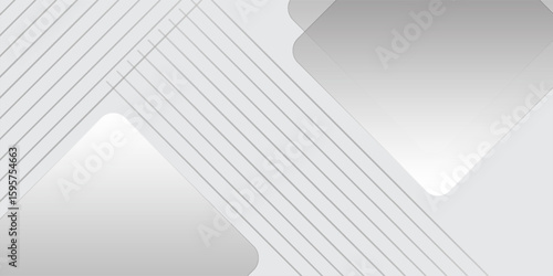 background design with diagonal line pattern in grey colour. Vector white horizontal template for business banner, formal invitation backdrop, luxury abstrack illustration