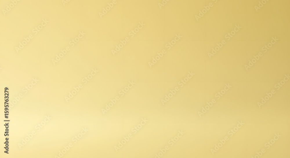 Obraz premium Uniformly lit soft goldenyellow background with slight gradient