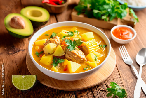Wallpaper Mural Sancocho Colombiano, con yuca, papa, platano y choclo. Sancocho vallecaucano. Torontodigital.ca