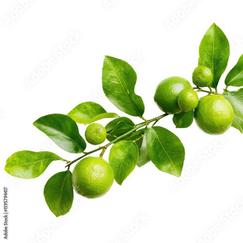 Wallpaper Mural Close-up of lime branch with leaves Torontodigital.ca