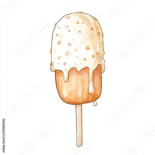a cute American corndog at fairground