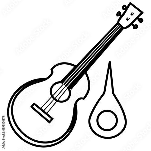 musical instruments vector
