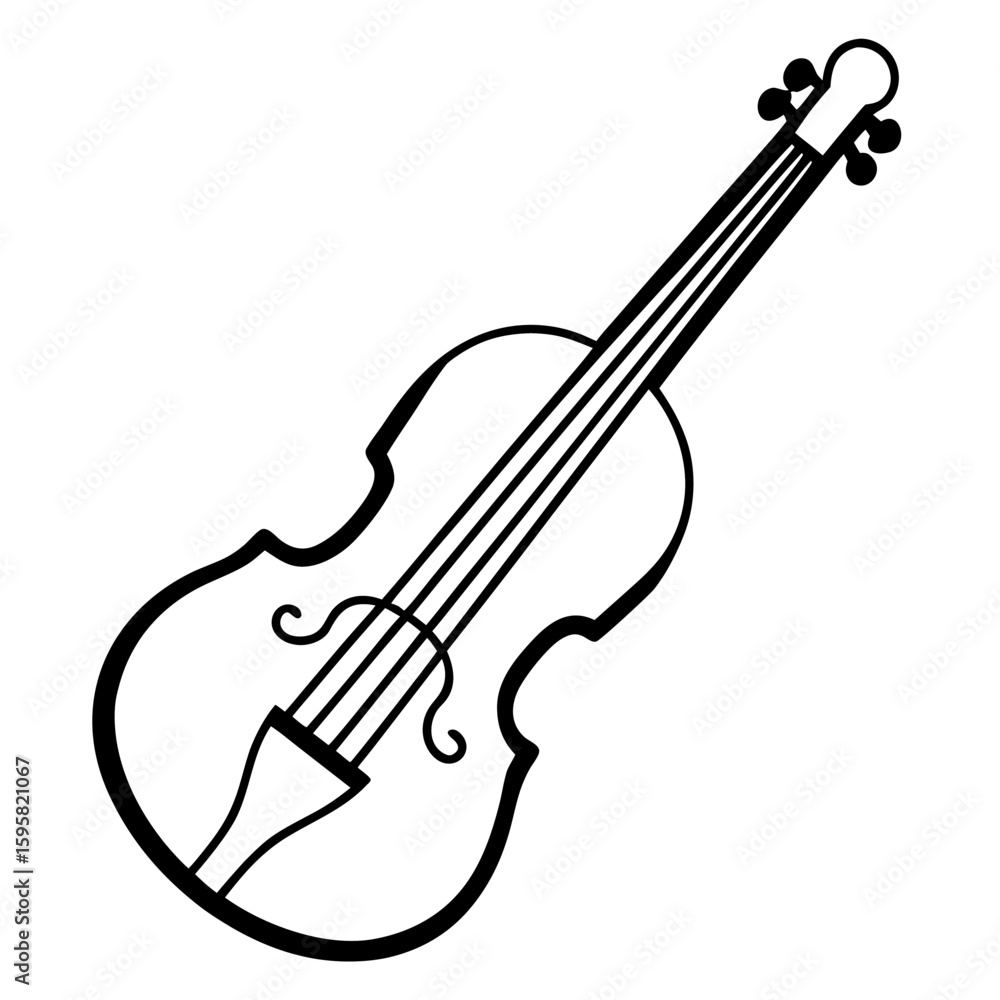 Obraz premium violin and bow