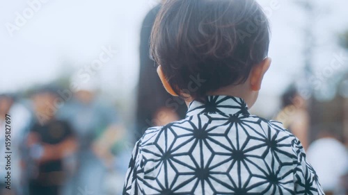 夏祭り　子供