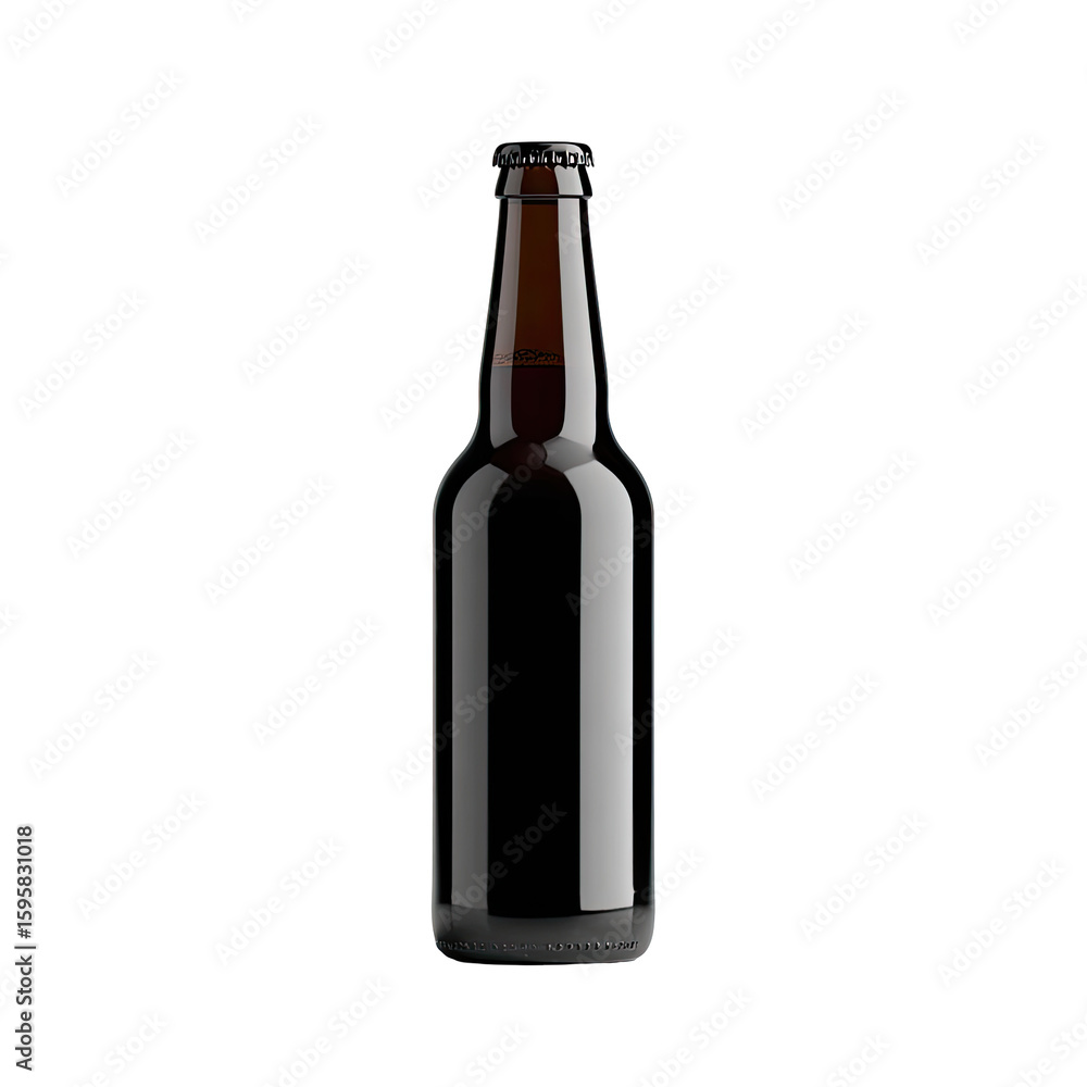 Dark amber glass bottle Dark amber glass bottle
