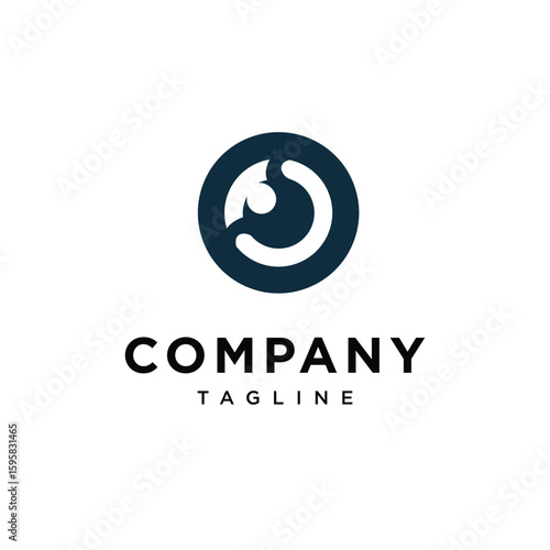 Stomach Camera Logo Icon Vector