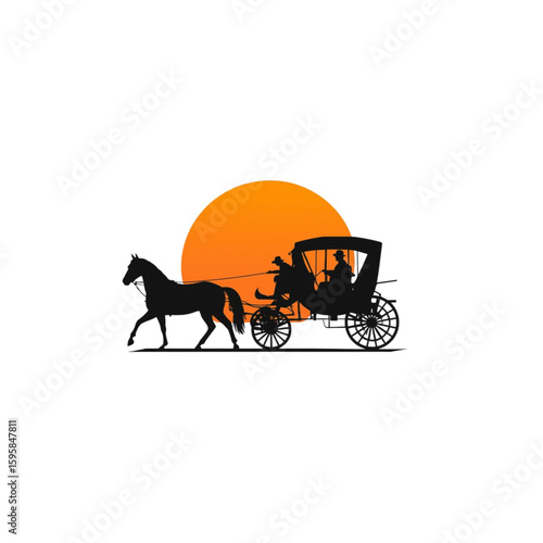 a horse and carriage