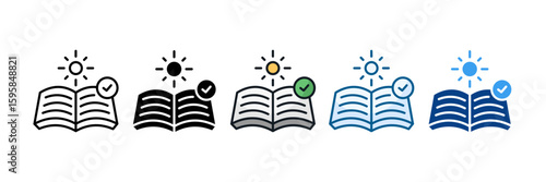 Wisdom Icon Set Multiple Style Collection