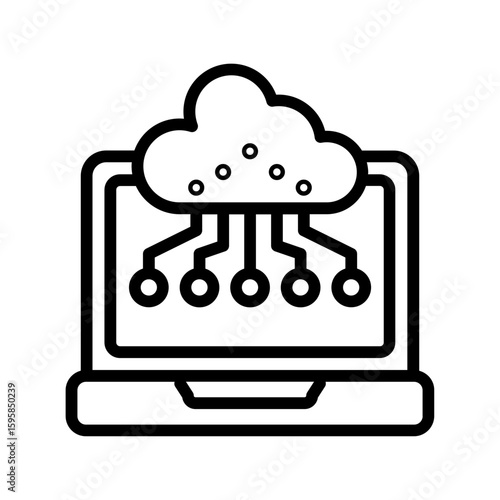 Cloud memory icon