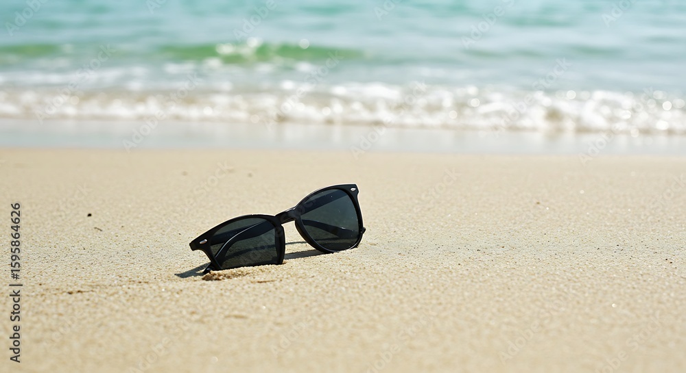Obraz premium sun glasses on the beach