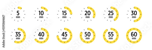Circular Progress Indicators for Time Intervals