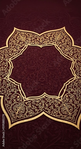 Elegant Islamic Pattern Background for Festive Greetings and Cultural Designs
