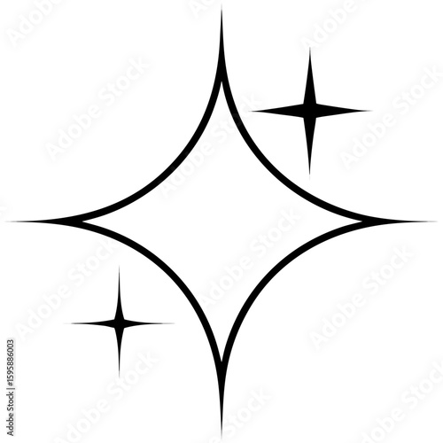 vector illustration of a black and white sailing ship