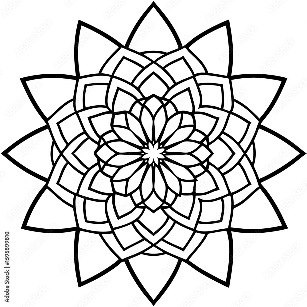 Obraz premium Eastern Balance Mandala