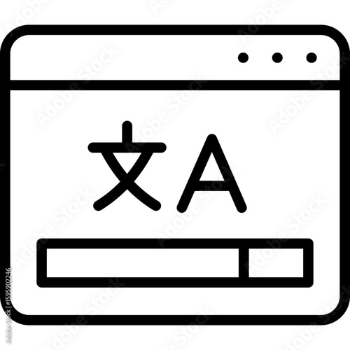 language website icon