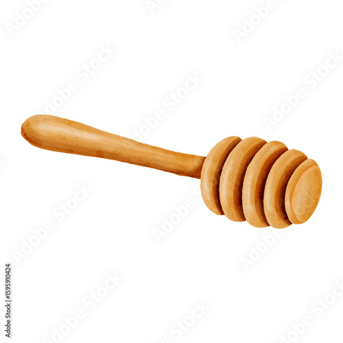Wooden Honey Dipper