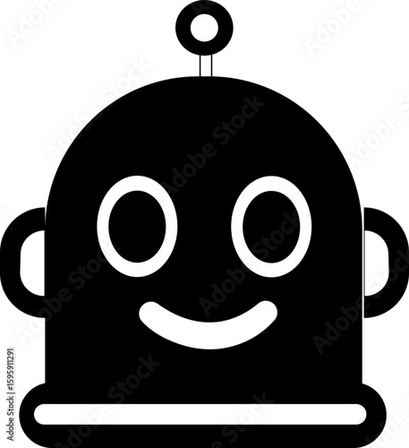 Chatbot icon.Artificial Intelligence machine Learning and chat bot.Ai chatbot icon featuring communication and translation symbols., Outline Symbol Vector Illustration.chatbot ai with a robot.