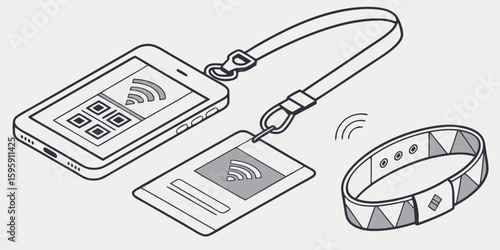 Mobile connected to WIFI device