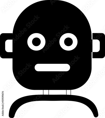 Chatbot icon.Artificial Intelligence machine Learning and chat bot.Ai chatbot icon featuring communication and translation symbols., Outline Symbol Vector Illustration.chatbot ai with a robot.