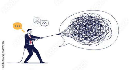 Understanding the complex thought process of communication and its challenges in business environments and daily life