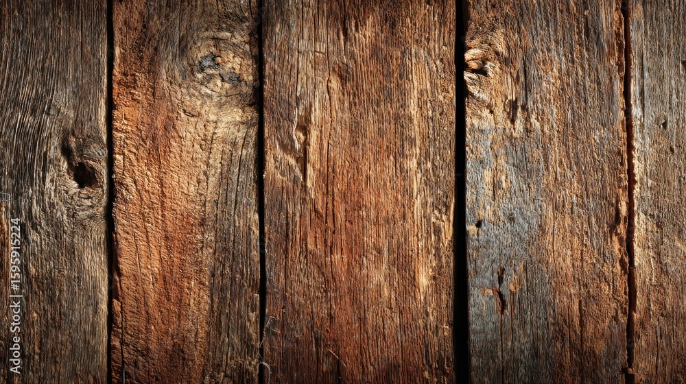 Naklejka premium Rustic wooden planks (1)