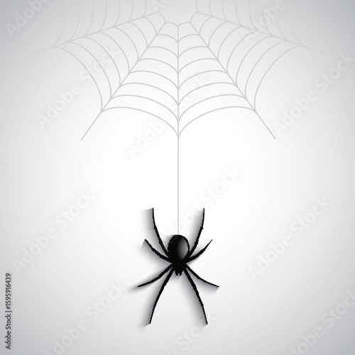 Halloween spider background