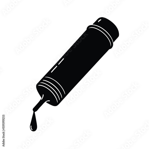 glue stick on white background