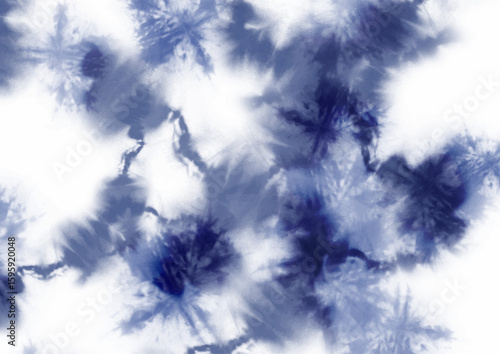 Shibori style tie dye background