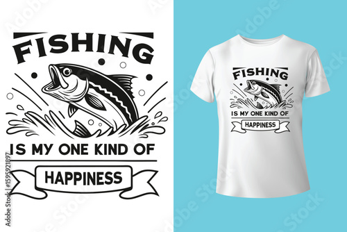 Cartoon of shark hunting little fishes
