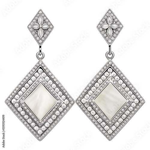 set of diamond earring
