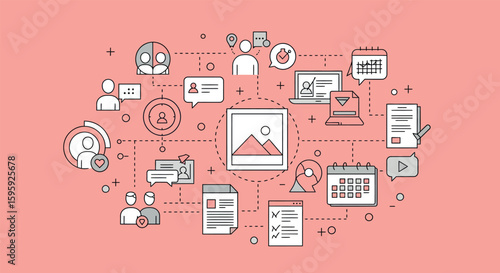 Project Management Workflow Icons